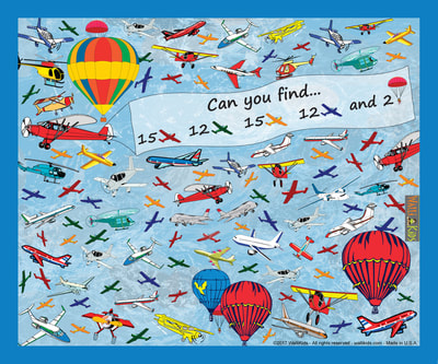 WAlli-Kids activity poster
Planes - Can you find the 54 hidden planes in the picture?
