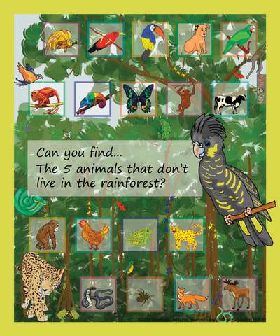 Walli-Kids activity poster
Rainforest
